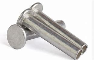 JC-T250B00500T 1/4 x 1/2 SEMI-TUBULAR BRASS RIVET 1/4X1/2X1/2